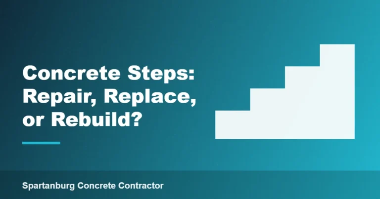 Concrete Steps: Repair, Replace, or Rebuild?