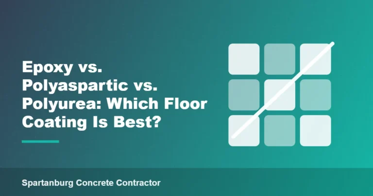 Epoxy vs. Polyaspartic vs. Polyurea: Which Floor Coating Is Best?