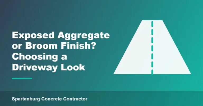 Exposed Aggregate or Broom Finish? Choosing a Driveway Look