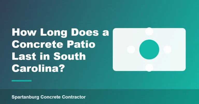 How Long Does a Concrete Patio Last in South Carolina?