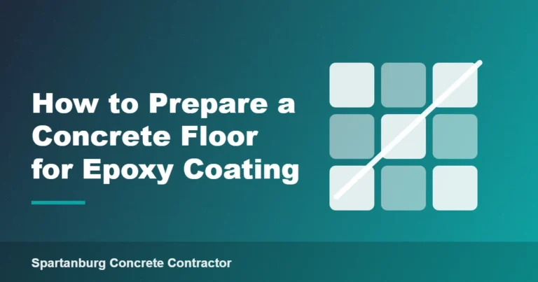 How to Prepare a Concrete Floor for Epoxy Coating