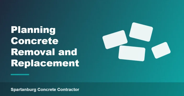 Planning Concrete Removal and Replacement