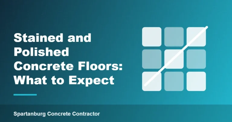Stained and Polished Concrete Floors: What to Expect
