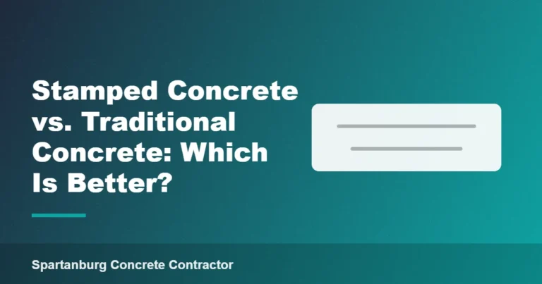 Stamped Concrete vs. Traditional Concrete: Which Is Better?